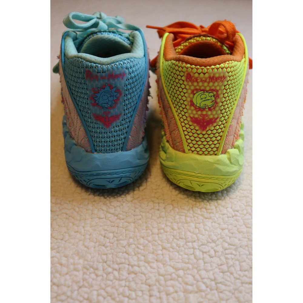 Puma MB.01 Rick and Morty LaMelo Ball Mismatched Basketball Shoes 312130-01 7.5 - Picture 6 of 12